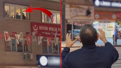 Hepsi birden cama çıkıp seslendi! Sivas'ta esnaf ziyaretinde bulunan İmamoğlu'na BBP'lilerden sürpriz teklif