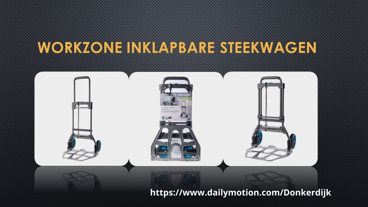 Workzone inklapbare steekwagen (Nederlandstalig)