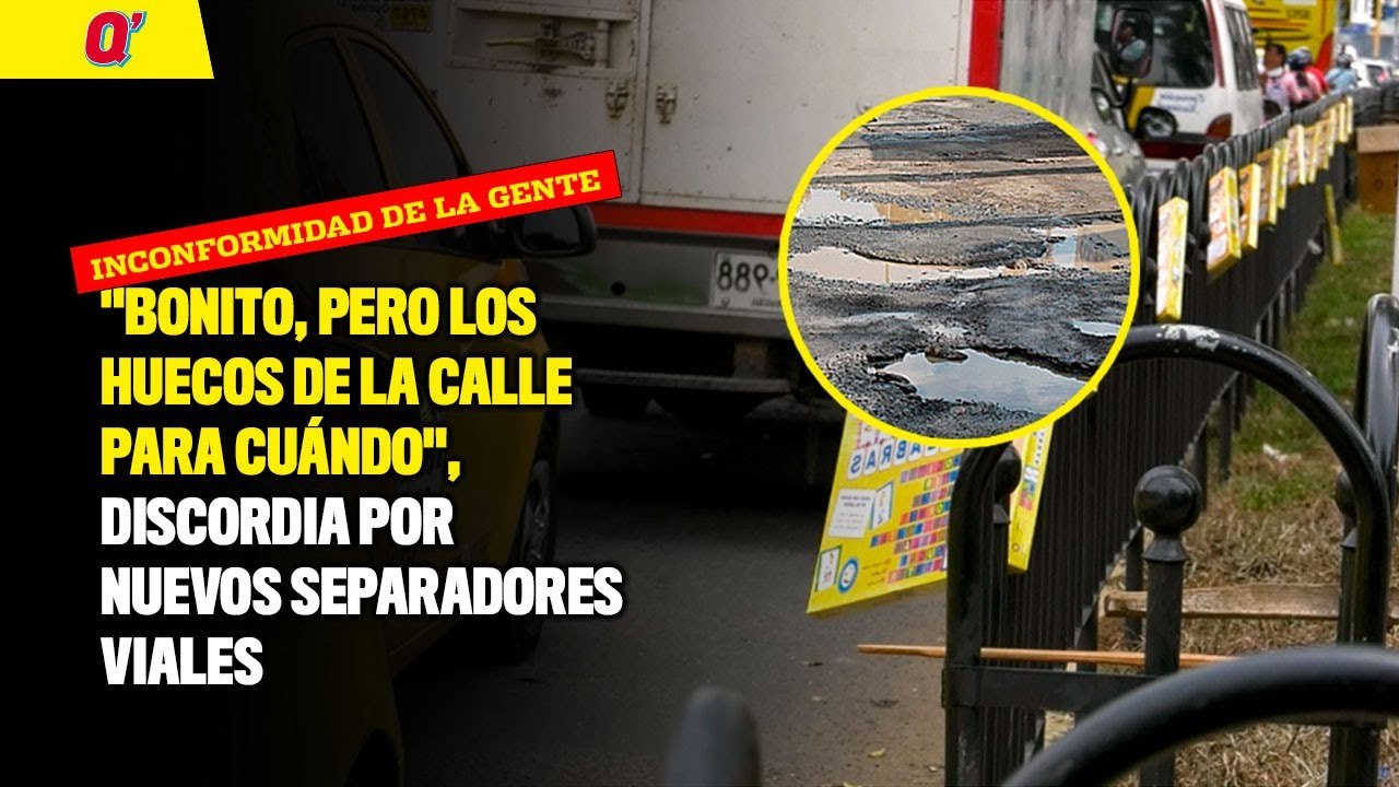 A los caleños no les convencieron los nuevos separadores viales | Qhubo Cali