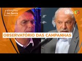 Observatório das Campanhas: Lula e Bolsonaro disputam audiência em podcasts e direitos de reposta