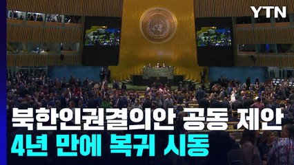북한인권결의안 공동제안, 4년 만에 복귀 시동 / YTN