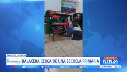 Video: Valiente maestra resguarda a sus estudiantes en medio de un ataque armado en Sonora, México