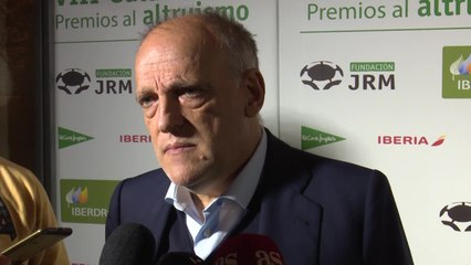 Tebas: "Que el Barça caiga a Europa League no es un problema tan grave"