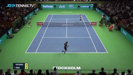 Stockholm - Tsitsipas éteint Ymer