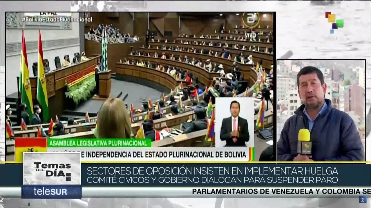 Opositores bolivianos insisten en convocar huelga indefinida