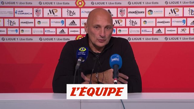 Pantaloni : « Je suis fier de ce que les joueurs ont fait » - Foot - L1 - Ajaccio