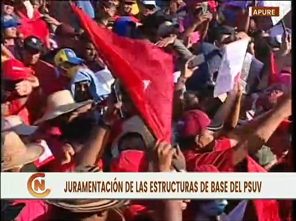 Primer Vpdte. del PSUV Diosdado Cabello juramentó estructuras de base del PSUV de Apure