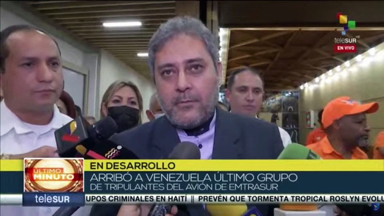 Declaraciones del embajador de Irán en Venezuela tras el arribo de tripulantes del avión de Emtrasur