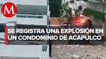 En Acapulco, explosión por acumulación de gas en condominio deja ocho lesionados