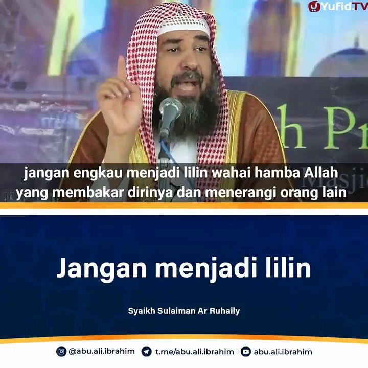 Jangan menjadi lilin