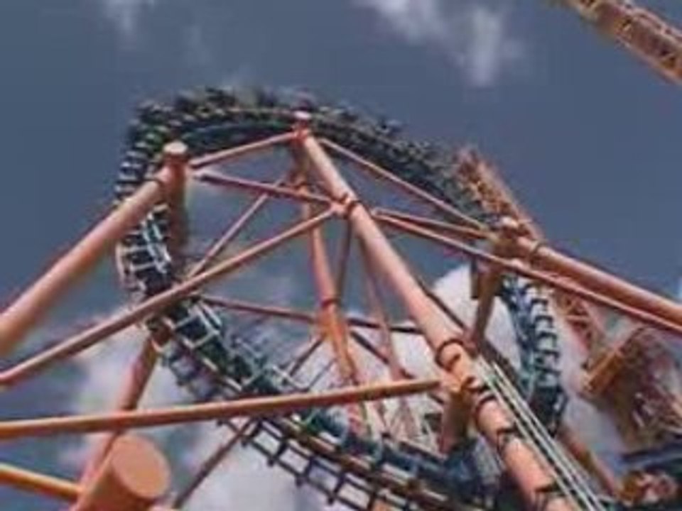 STUN FALL  montagne russe looping roller coaster Bucle mo