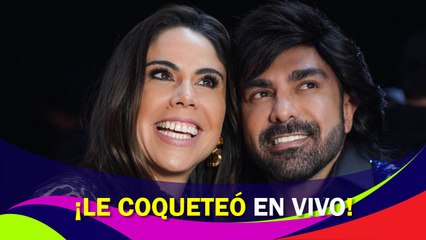 Paola Rojas coquetea con Albertano en pleno programa y le lanza piropo