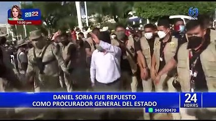 Daniel Soria fue restituido en el cargo de procurador general del Estado