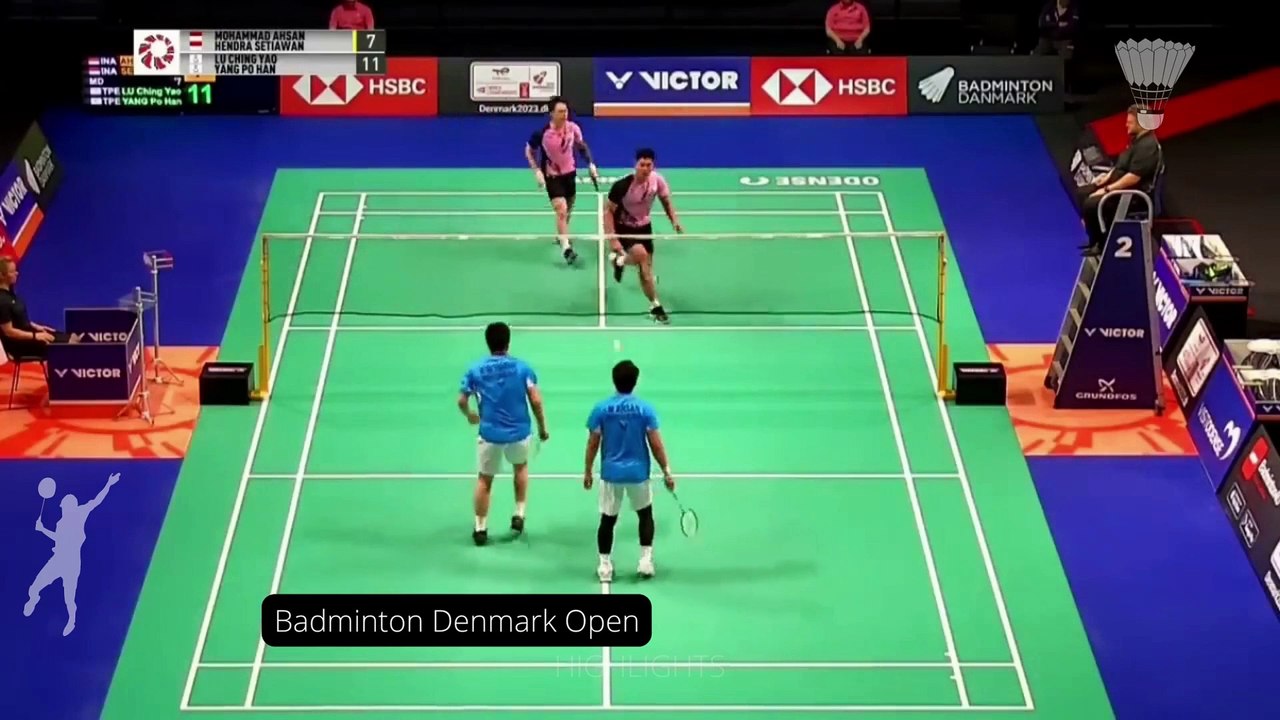 R16 - Badminton Denmark Open 2022 - Mohammad Ahsan Hendra Setiawan ...