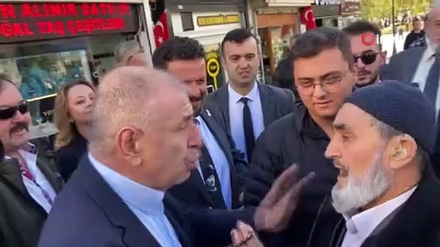 Ümit Özdağ, kendisine ucube diyen vatandaşla tartıştı