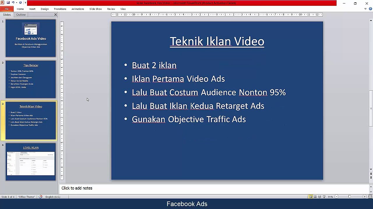 Video Training - Overview Iklan Video Views