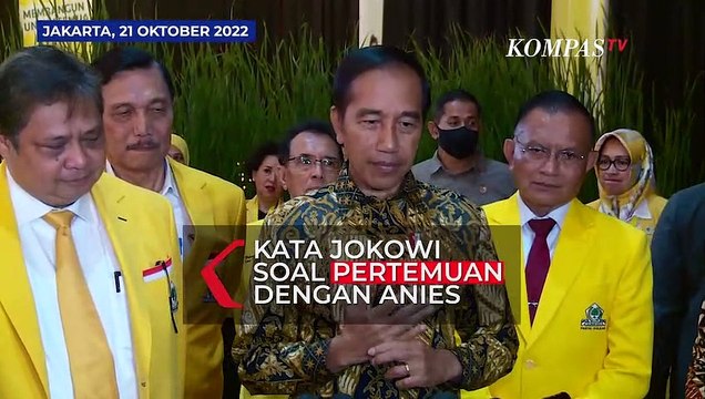 Kata Jokowi Terkait Pertemuannya dengan Anies Baswedan di Istana Negara