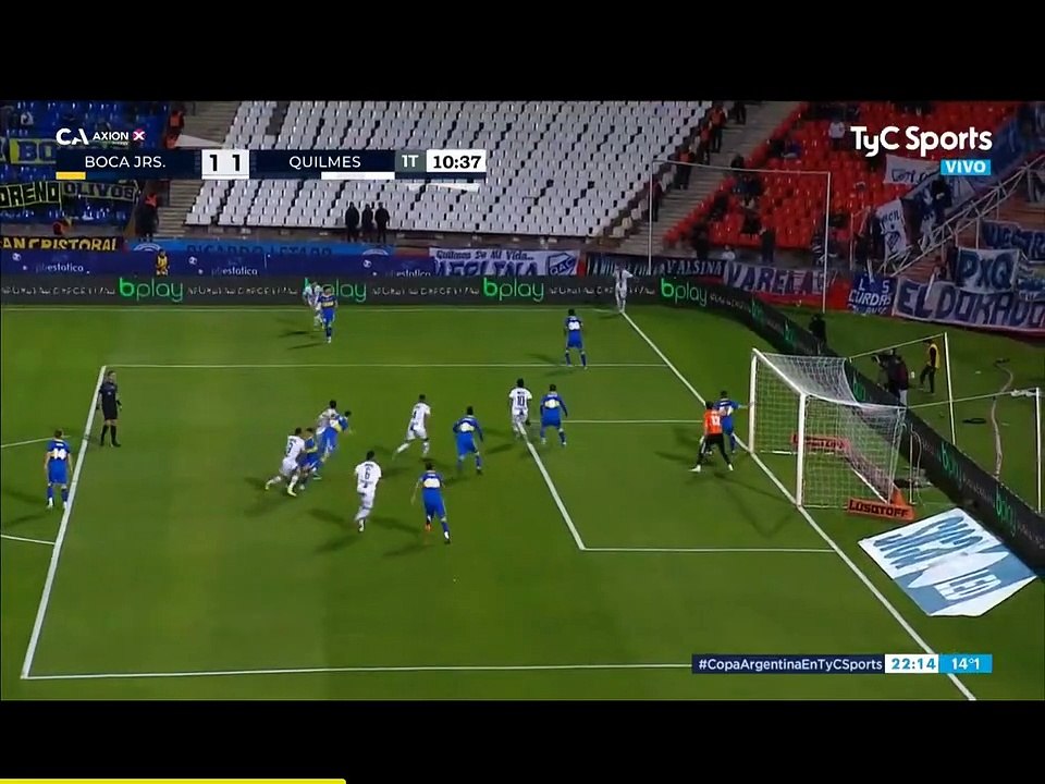 Copa Argentina 2022: Boca Jrs 2 - 1 Quilmes (Primer Tiempo)