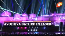 Ayodhya's Stunning Laser Light Show - Diwali Celebrations