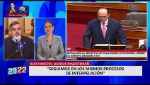 Alex Paredes: “Si somos coherentes no corresponde una censura contra el canciller César Landa”