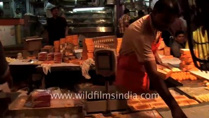 Sweets Shop in Delhi on Diwali