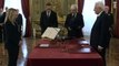 Meloni jura su cargo como primera ministra en la toma de posesión del nuevo Gobierno