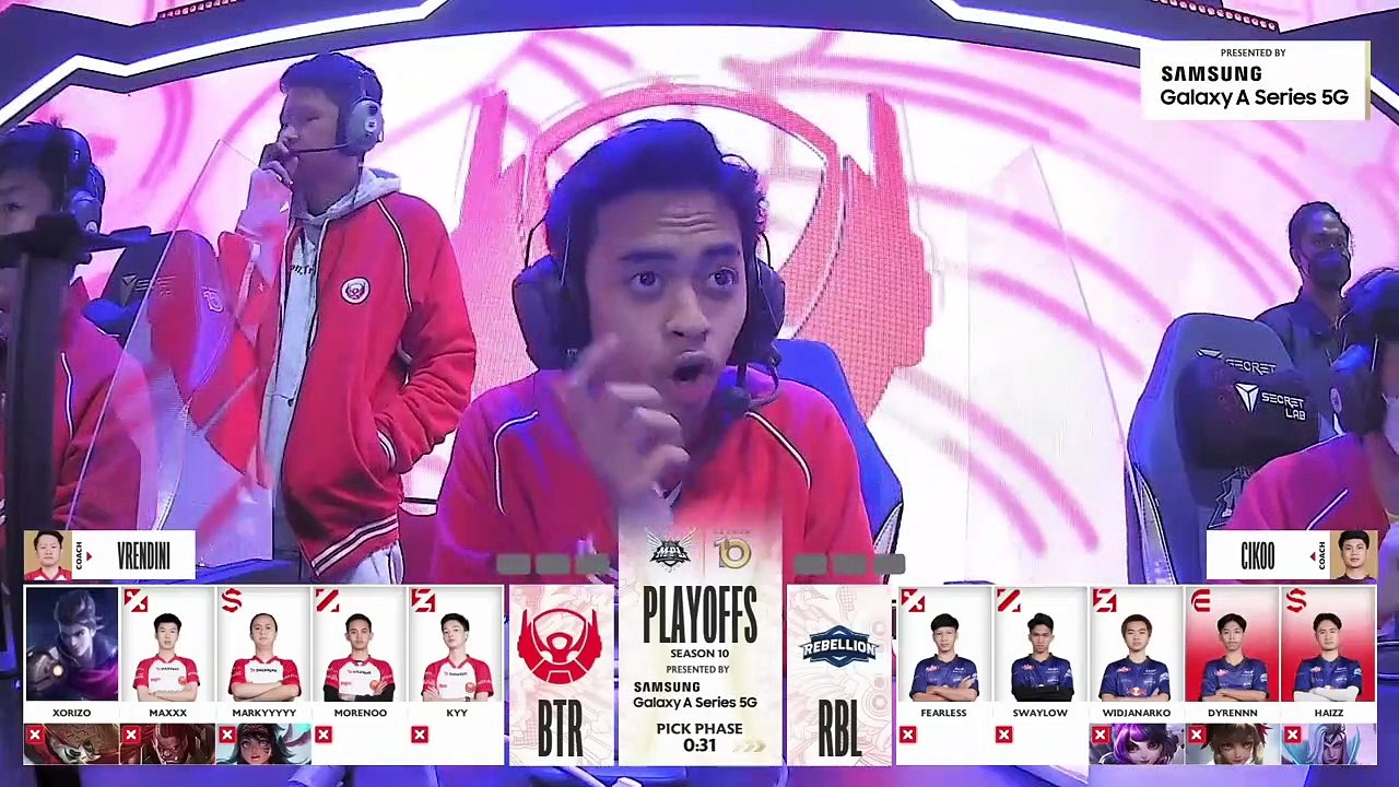 BTR VS RBL _ PLAYOFF MPL ID SEASON 10 MATCH 1