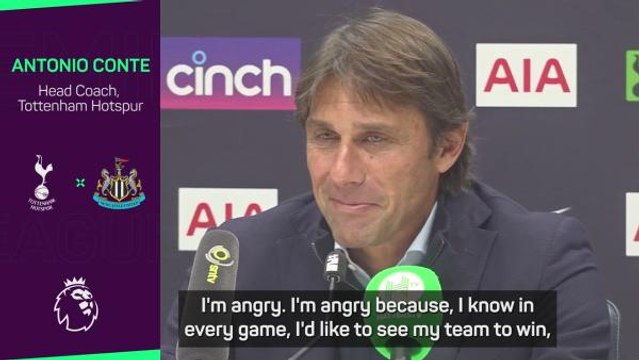 Conte 'angry' at failing to beat the Premier League elite