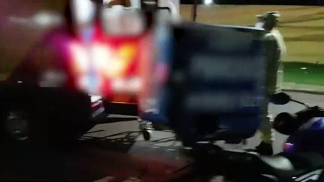 Motoboy sofre acidente e é encaminhado com suspeita de fratura na perna, no Santa Felicidade