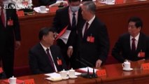 Xi Jinping ignora a su antecesor en el cargo, Hu Jintao