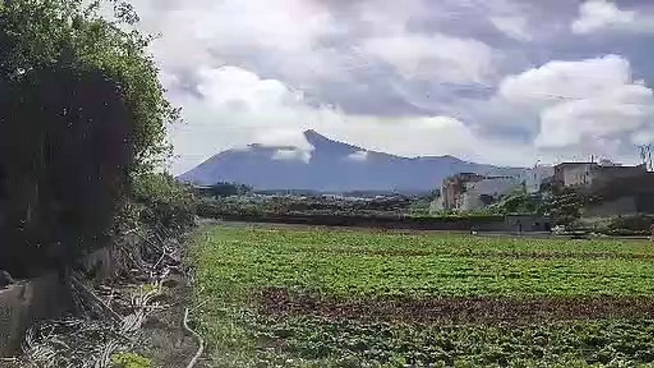 Captan un desprendimiento en el Teide