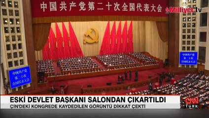 Çin'in eski Devlet Başkanı Jintao, salondan çıkarıldı! O anlar böyle görüntülendi