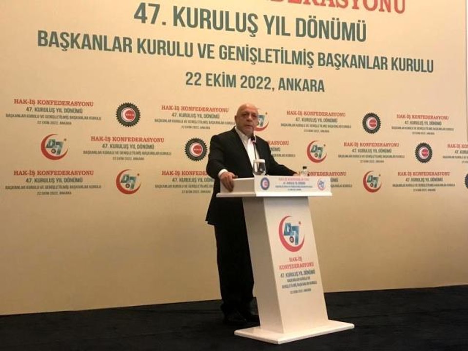 HAK-İŞ Genel Başkanı Arslan: "Demokrasinin olmadığı yerde sendikal hareket yoktur"