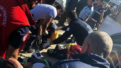 Balıkesir’de apartman inşaatında çökme: 5 işçi yaralı