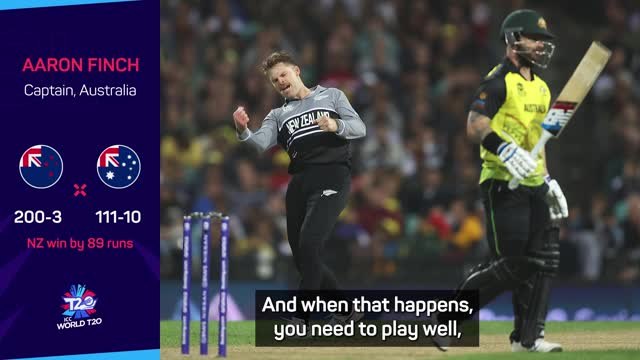 Finch defends 'structure of the team' after embarrassing Kiwis defeat