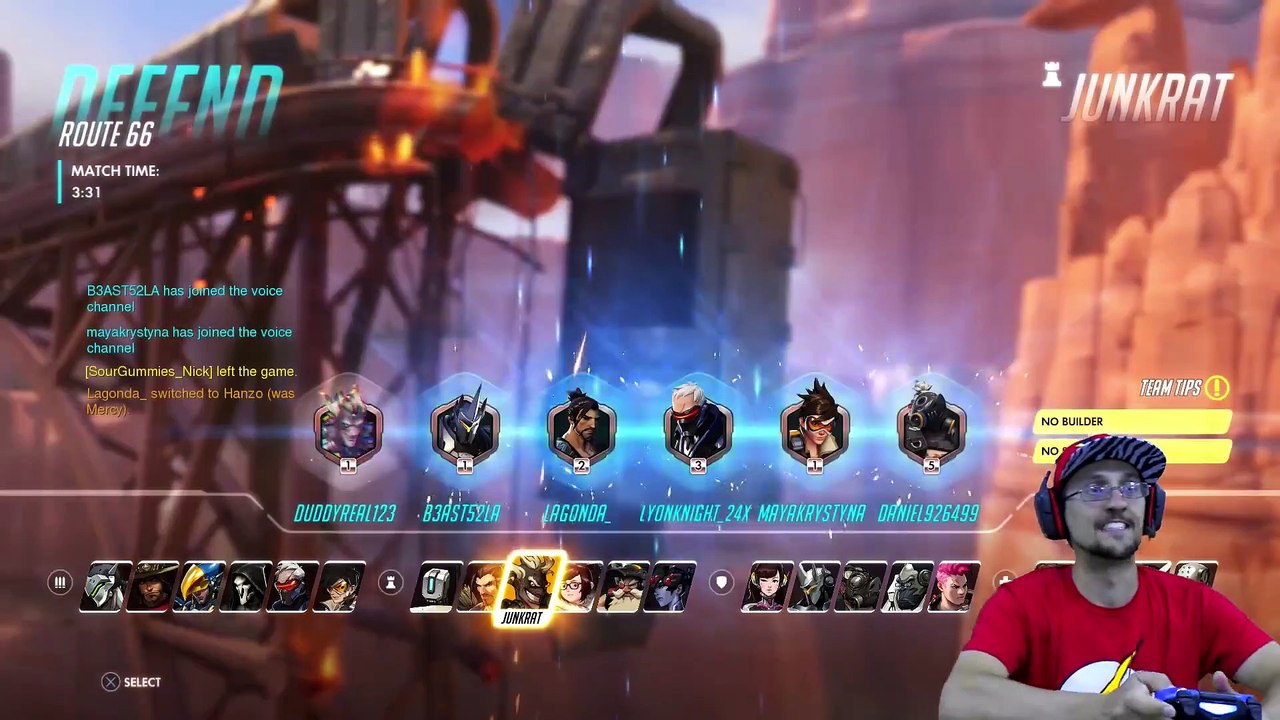 FGTEEV DUDDY plays OVERWATCH! Route 66 Defenders Quick Play (PS4 GAMEPLAY Characters Switch)