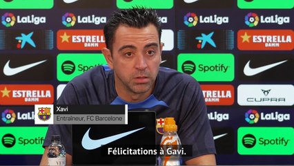 Barça - Xavi : "Il ne faut pas comparer Pedri et Gavi"