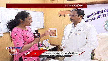 Sarojini Devi Eye Hospital Superintendent Rajalingam Face To Face Over Crackers _ Diwali 2022 _ V6