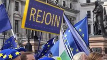 Decenas de personas piden en Londres reincorporarse a la Unión Europea