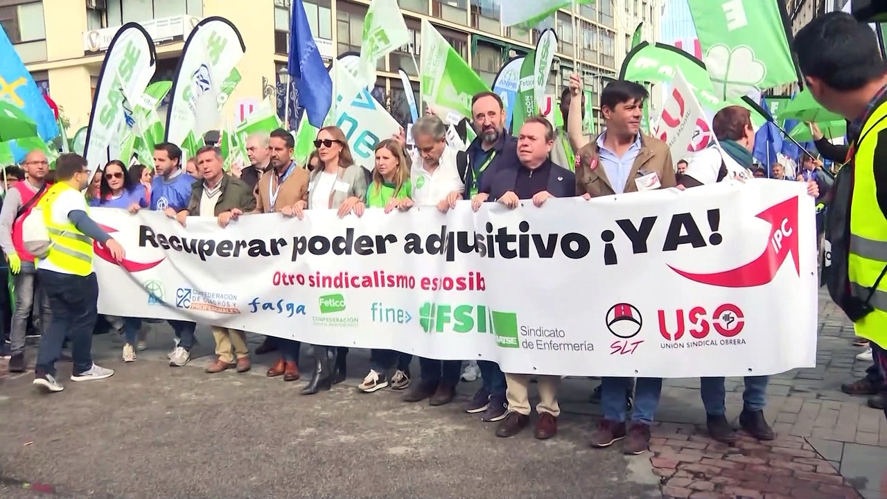 Sindicatos piden medidas urgentes al Gobierno para recuperar el poder adquisitivo