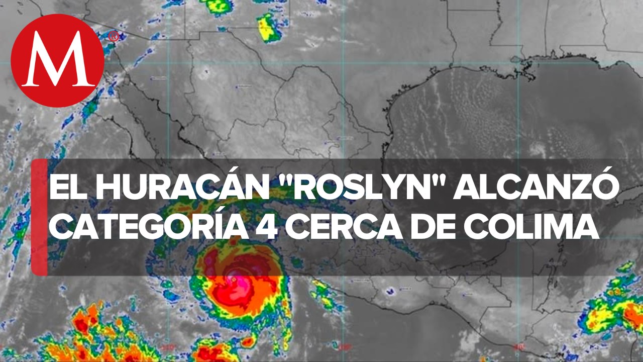 Huracán Roslyn se intensifica a categoría 4