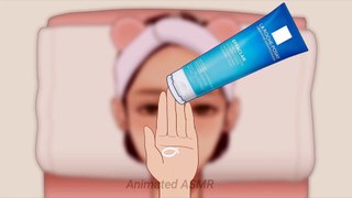 ASMR | Acne removal skin care