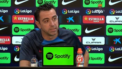 Xavi: "Aquí siempre hay tensión, esto es el Barça"