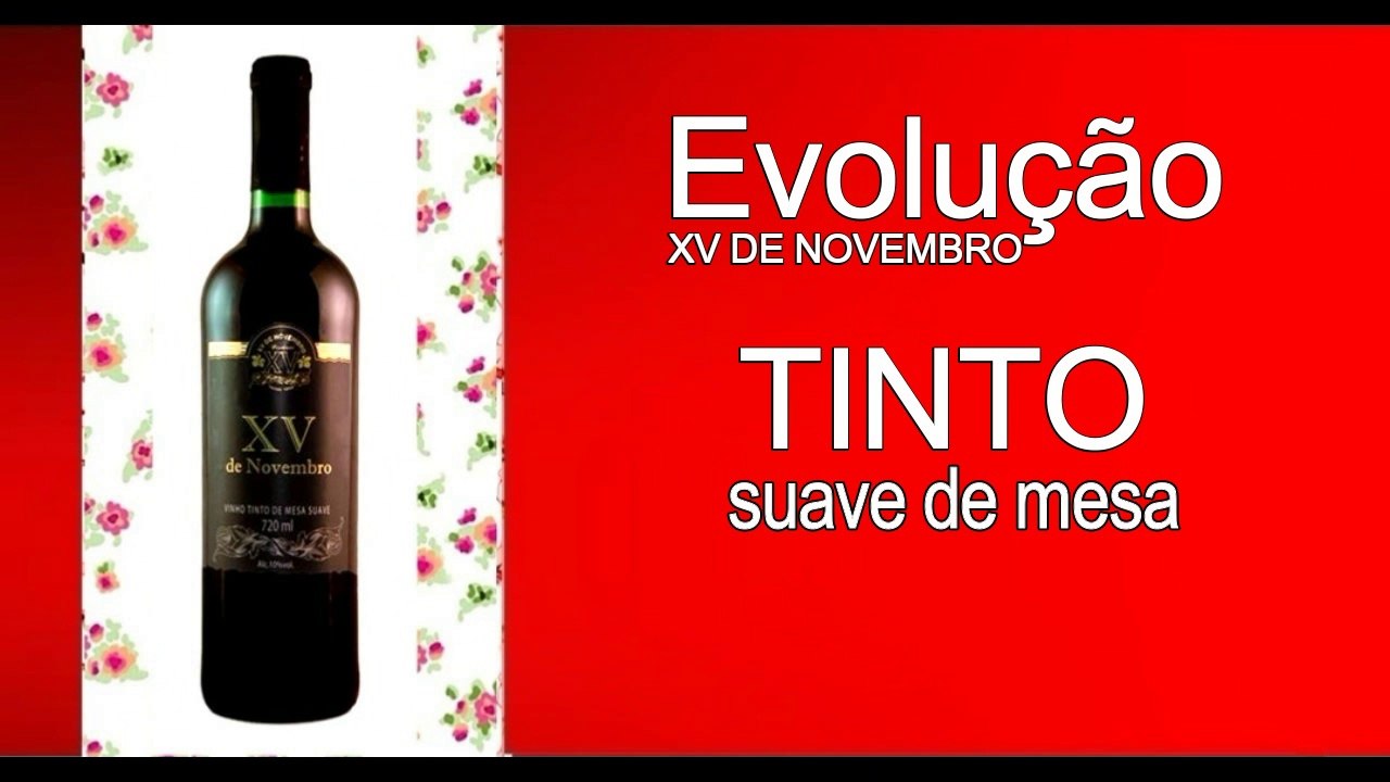 Vinho Evolução XV De Novembro Tinto Suave De Mesa