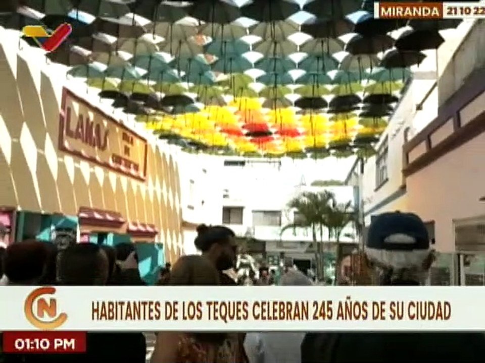 Habitantes de Los Teques celebran con diferentes actividades recreativas los 245 años de la ciudad