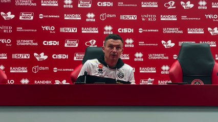 Paul Heckingbottom on Sheffield United's draw with Norwich