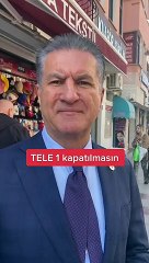 Mustafa Sarıgül'den RTÜK'ün TELE1'e verdiği karartma cezasına tepki