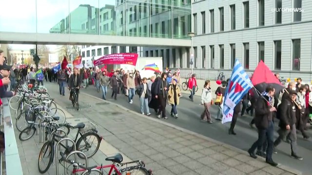 В Германии демонстранты призвали к проведению политики солидарности