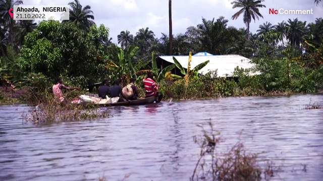 Houses and roads submerged as Nigeria grapples with deadly flooding
