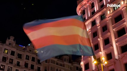 Download Video: Miles de personas se manifiestan en Madrid contra el bloqueo de la ley trans